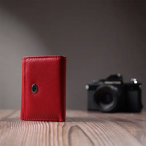 Кожаный женский кошелек ST Leather 9.5х7.5х2 см acs0029443 - фото 10