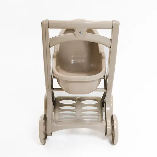 Коляска для ляльок з люлькою 0121/02eco бежевий - фото 5