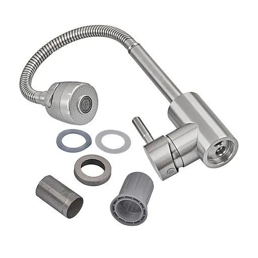 Змішувач для кухні Armata SUS-011 з рефлекторним виливом CH6483 Нержавіюча сталь - фото 3