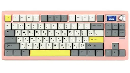 Клавіатура Epomaker Shadow-S Wisteria Linear Pink (SHS-P-WL) - фото 1