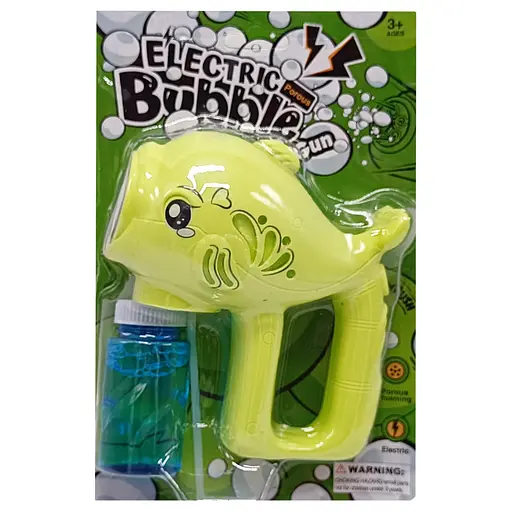 Дитячий генератор мильних бульбашок "Рибка" Bambi F2288(Green) 60 мл - фото 1