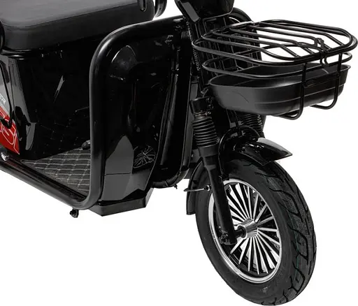 Електроскутер Триколісний Crosser TR-5 Tranzit (800W, 72V,24Ah) Чорний - фото 8