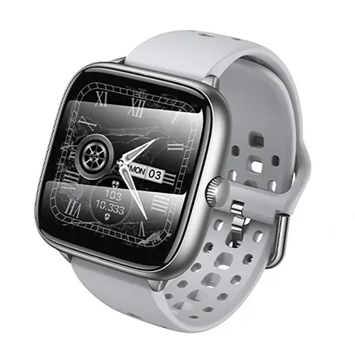 Смарт часы Hoco Y36 с функцией звонка серебристый - фото 1