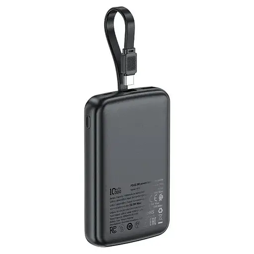 Павербанк Acefast Black 10 000 mAh / 22.5 Вт (6974316283959) - фото 2