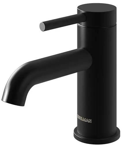 Змішувач для умивальника Kohlman Axel black низький QB100AB Чорний матовий - фото 1