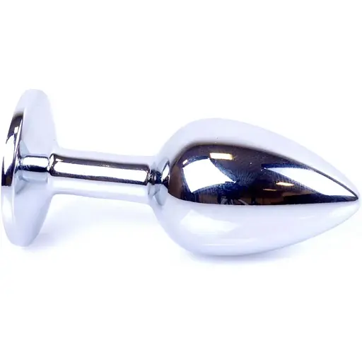 Анальна пробка Boss Of Toys Boss Series - Jewellery Silver Plug Light Blue S, BS6400014, Срібний / Голубой - фото 5