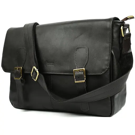 Шкіряна сумка Tarwa через плече для ноутбука та документів 37х29.5х11 см sum0028342 - фото 3