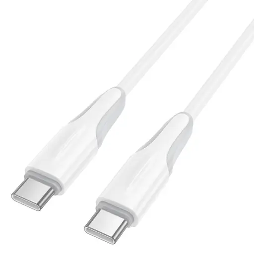 Дата кабель Borofone BX119 New Type-C to Type-C 60W (1m) White - фото 3