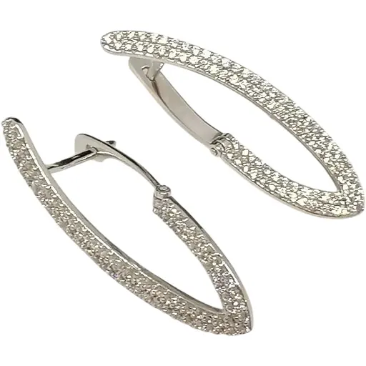 Золоті сережки Favoritum з фіанітами. 211740_2Б