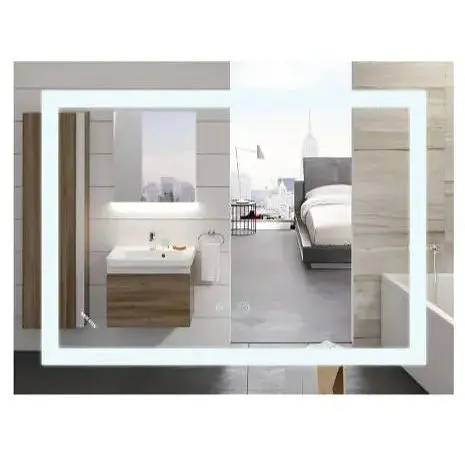 Дзеркало Mixxus WARM MR12-80x60-REVERSE з LED Touch, Anti-fog, димером, регулюванням яскравості (MI6672) - фото 1