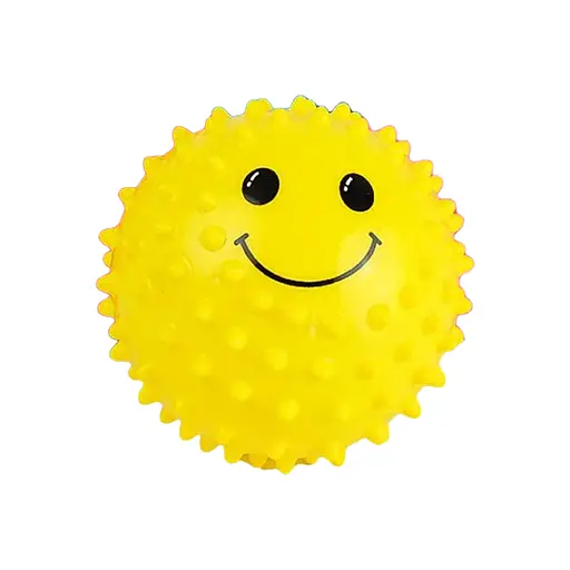 М’яч Їжак, BT-PB-0224, 20 г, 8 см, смайлик (В асортименті), 3 шт. в упаковці