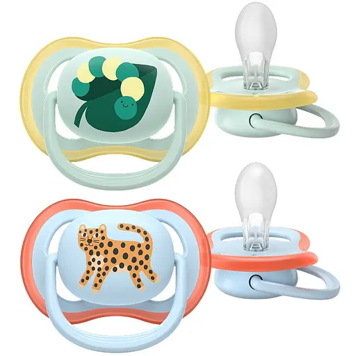 Пустышка Philips Avent Ultra Air 0-6 мес. 2 шт. голубая (SCF087/02)