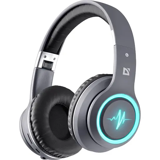 Гарнитура Defender FreeMotion B571 Bluetooth+35 мм LED Gray