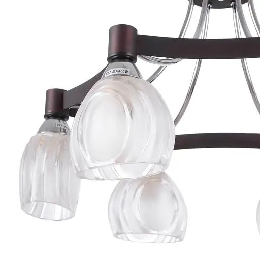 Люстра потолочная Brille E27 60W BR (LK-249C/6) - фото 3