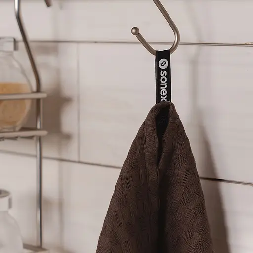 Набір вафельних рушників для кухні Sonex Cleo 40х60 см, 2 шт. коричневий (SO102554) - фото 3