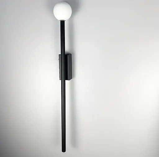 Мінімалістичне видовжене бра з білим плафоном Line F Арт. WJ33 - фото 4