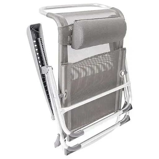 Крісло розкладне Bo-Camp Saint-Tropez сіре (DAS303395) - фото 13