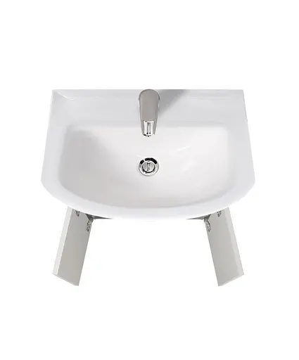 Тумба Мойдодир Nice Loft 60 з умивальником Proxy 60 бетон з білим Білий - фото 5