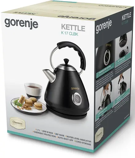 Чайник Gorenje K 17 CLBK - фото 7