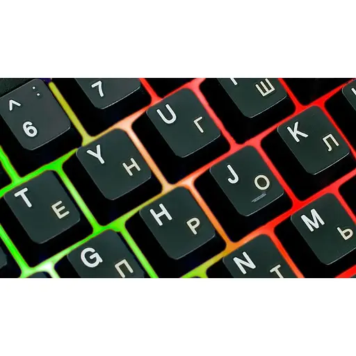 Клавіатура Real-El Comfort 7001 Backlit Black EL123100035 (128770) - фото 10