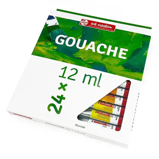 Набір гуашевих фарб ArtCreation 24х12мл - фото 1