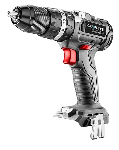 Шурупокрут-дриль акумуляторний Graphite Energy+ 18В безщітковий 58 Нм 3 швидкості 0-500·0-1700 об/хв 1.21 кг без АКБ та ЗП - фото 3