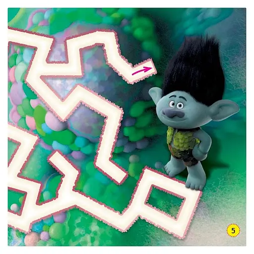 Лабиринты с наклейками "Живи в стиле рок!" Тролли 1249010, 450 наклеек - фото 5