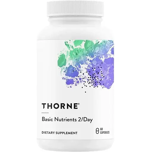 Витамины и минералы Thorne Basic Nutrients 2/Day, 60 капсул