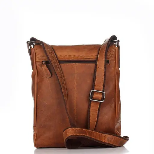 Чоловіча шкіряна сумка через плече Hill&Burry 19х22х5 см sum0025925 - фото 4