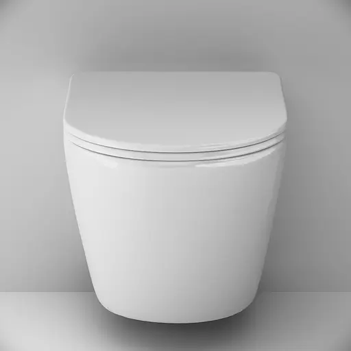 Унитаз подвесной AquaSpin Am.Pm Like с сиденьем микролифт белый CLA1900SC, Белый - фото 5