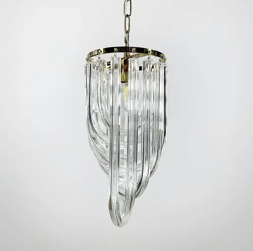 Подвесной светильник Flow Light в золотом каркасе Ø 20 см Line F | Ст. SA36-200 - фото 6