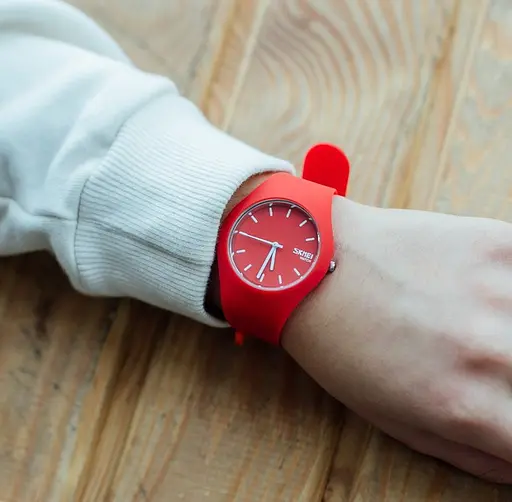 Годинник Skmei Rubber Red 9068R - фото 3