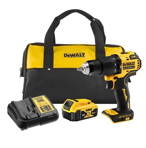 Дрель-шуруповерт аккумуляторный DeWalt с АКБ и ЗУ DCD709M1 - фото 1