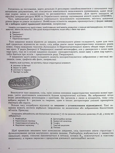 ЗНО 2024. Біологія. Комплексна підготовка - фото 3
