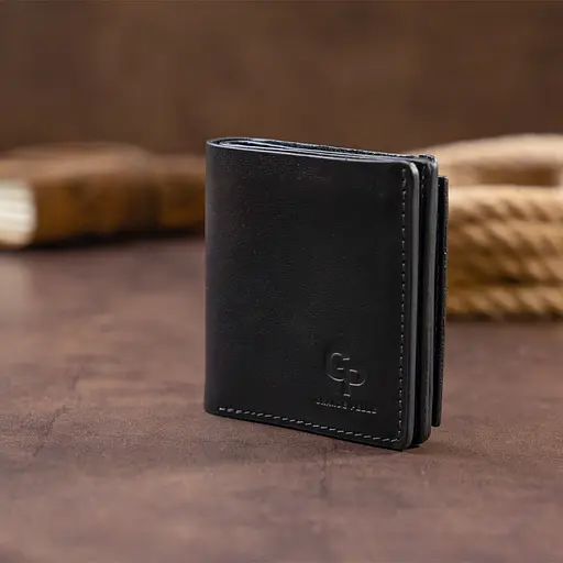 Кожаный портмоне Grande Pelle 9.5х10х2 см acs0016032 - фото 7