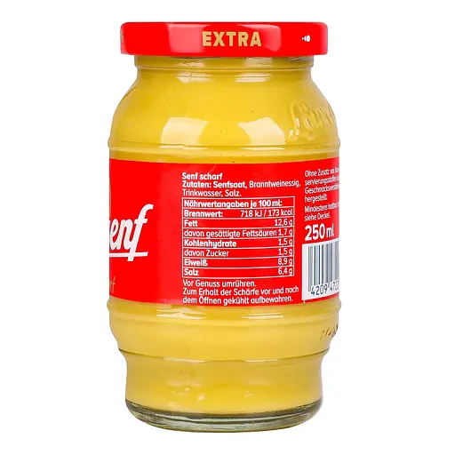 Гірчиця Lowensenf оригінальна гостра 250 мл - фото 2