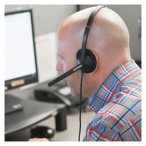 Гарнітура Koss On-Ear CS200 USB Uni Mic Black (194390.101) - фото 5