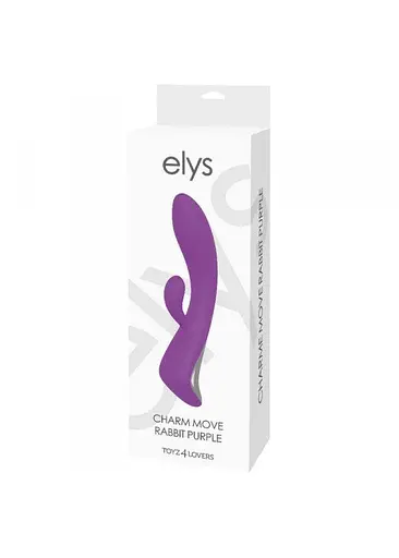 Вібратор-кролик Elys Charm Move Rabbit 22 см (фіолетовий) - фото 5