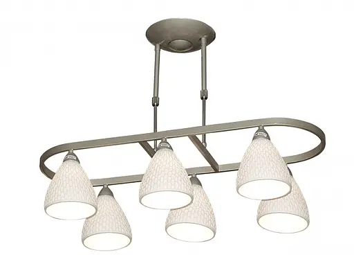 Люстра подвесная Brille E14 60W GY (BR-452S/6)