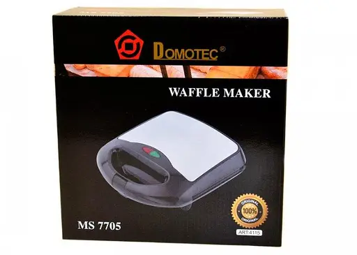 Вафельница электрическая Domotec MS-7705 для бельгийских вафель с антипригарным покрытием 1000Вт - фото 5