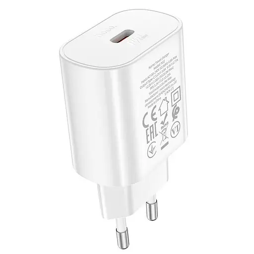 Адаптер мережевий HOCO Jetta N22 Type-C, 25W/3A, PD - фото 6