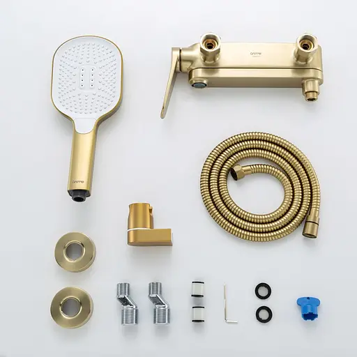 Змішувач для ванни золото Gappo G3210-3 Золотий - фото 3