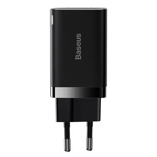 Зарядний пристрій Baseus Super Si 30 W 1 USB-C PD вихід блок адаптер чорні - фото 1