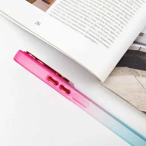 Чехол Epik TPU+PC Fresh sip series для Xiaomi Redmi Note 13 Pro 4G/Poco M6 Pro 4G/Note 14S Синий/Розовый - фото 4