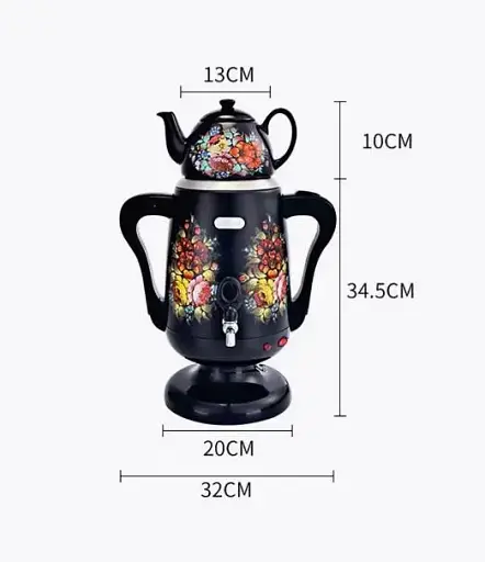 Электрочайник самовар RAF 7118B 3.5л + 0.6л - фото 4