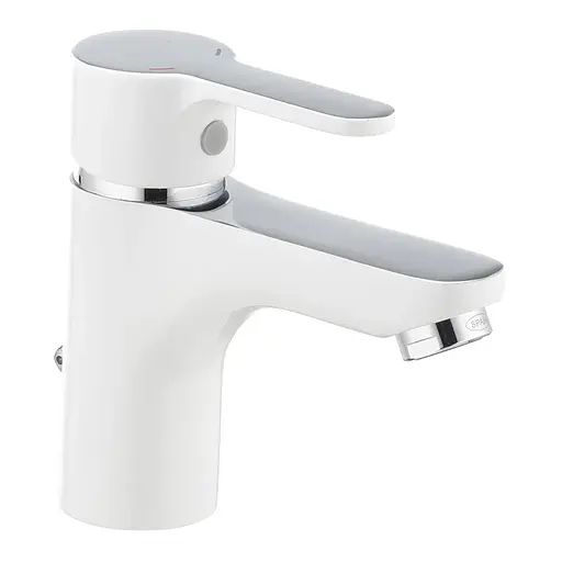 Смеситель для умывальника Ibergrif Square M11022W IB0030, Белый матовый - фото 1