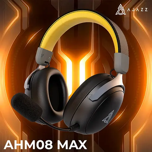 Наушники Ajazz AHM08 MAX 3-Mode Black (AHM08-MAX-BGY) - фото 16