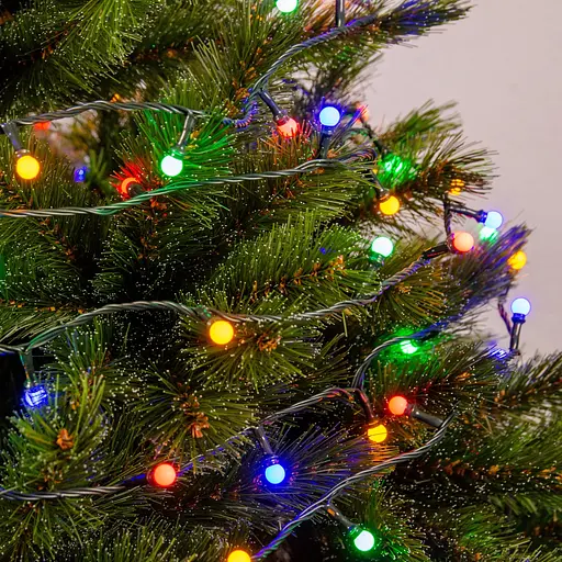 Гирлянда Chomik Шарики-змейка 200LED мультиколор 16 м (LED0160) - фото 4