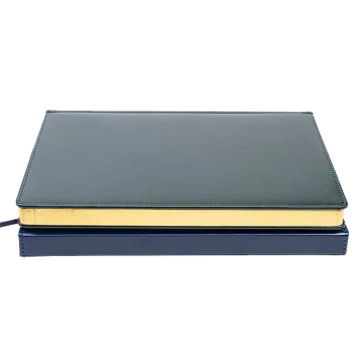 Щоденник недатований Buromax Bravo L2U А4 штучна шкіра/поролон 336 сторінок зелений (BM.20970-04) - фото 5