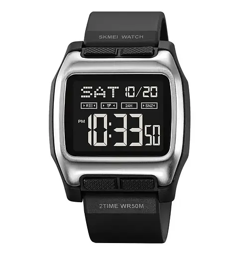 Часы мужские спортивные наручные Skmei 2193 (Серебристый)